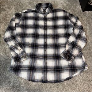 Croft & Barrow Long Sleeve Collared Button Up or Flannel or Plaid Shirt - XL